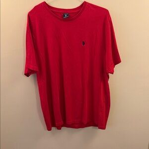 U.S. Polo Assn. Vibrant Red Short Sleeve Tee